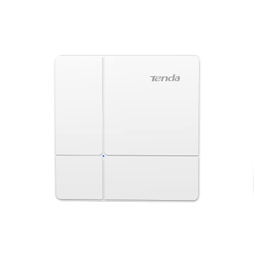 Tenda AC1200 Dual Band Gigabit Wireless Access Point, Ceiling Mount WiFi Access Point, Coverage 3200 sq.ft|PoE Powered|Surport IEEE 802.11ac Wave 2 and MU-MIMO|White(I24)
