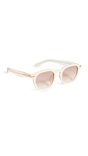 Karen Walker Women's Trillion Sunglasses, Ivory Sand, Tan, Off White, One Size