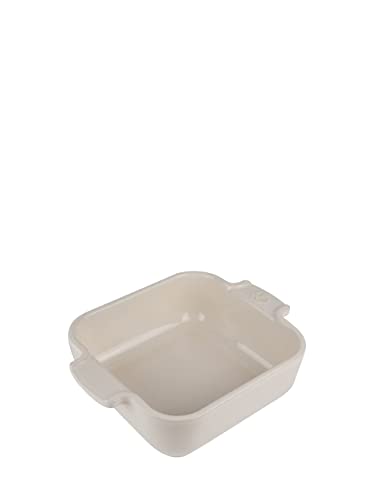 Peugeot Appolia Individual Petite Square Oven Baking Dish, 5' x 5', Ecru