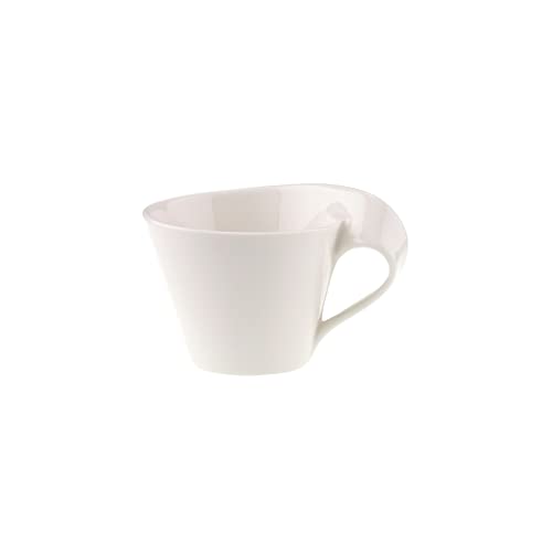 Villeroy & Boch New Wave Cafe Cappuccino Cup, 1 Count (Pack of 1), White