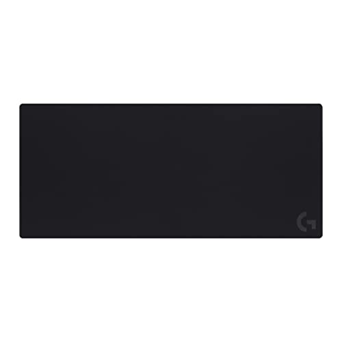Logitech G840 XL Cloth Gaming Mouse Pad - 0.12 in Thin, Stable Rubber Base, Performance-Tuned Surface - Black