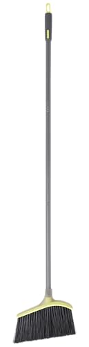 Casabella Wayclean Wide Angle Broom, Gray