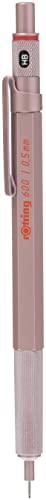 Rottling Mechanical Pencil Rose Gold 600 2158794 0.5mm rOtring Mechanical Pencil Premium Writing Instrument Stationery German Drafting Pen Professional Ballpoint Pen