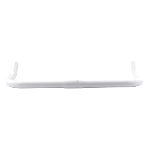 Pure Cycles Bullhorn Handlebar - Great for Road, Mountain, Fixie, and Hybrid Bikes - Fits 25.4mm Stems, White