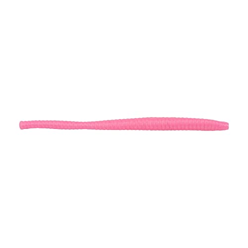 Berkley PowerBait Power Floating Trout Worm Fishing Soft Bait, Bubblegum - Garlic Scent, 3'