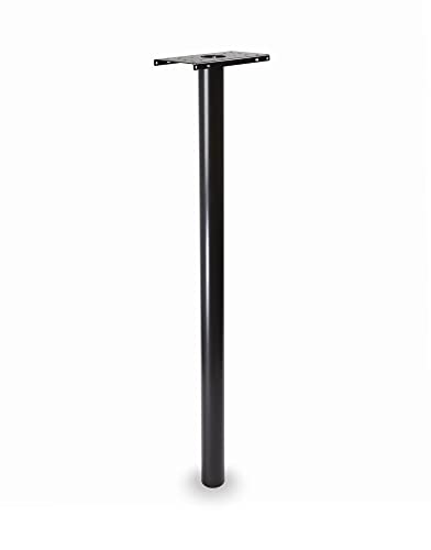 Architectural Mailboxes 7516B-10 Pacifica In-Ground Steel Mailbox Post, Alloy Steel, One Size, Black