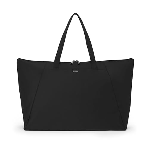 TUMI - Just In Case Tote - Packable Travel Bag - Foldable Travel Tote Bag- Water-Resistant Tote - 14.0' X 23.0' X 9.0' - Black with Gunmetal Hardware