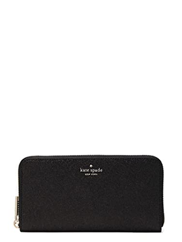 Kate Spade New York Shimmy Glitter Boxed Large Continental Wallet (Black)