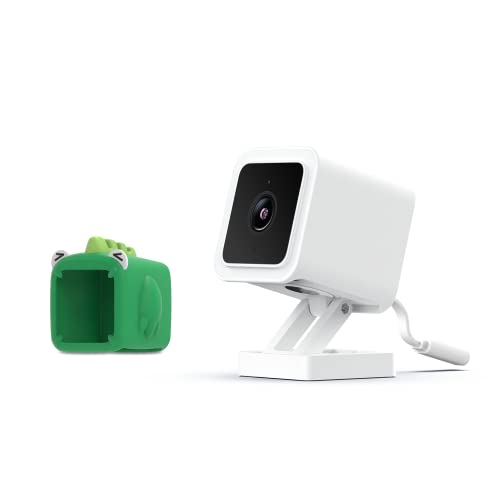 WYZE Cam v3 Pet Camera for Cats & Dogs 1080p Color Night Vision Motion & Sound Detection Indoor/Outdoor Home Security Camera (Include Silicone Case)