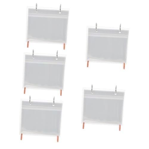 PACKOVE 5pcs Acrylic Photo Album Flip Photo Album Photo Desk Album Scrapbook Album Desktop Pictures Album Freestanding Photo Album Table Photo Album Photo Frame Pvc Clamshell Loose Leaf