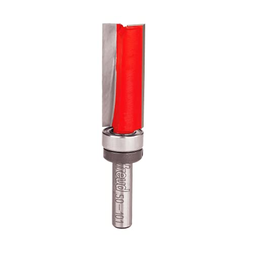 Freud 50-101: 1/2' (Dia.) Top Bearing Flush Trim Bit,Red