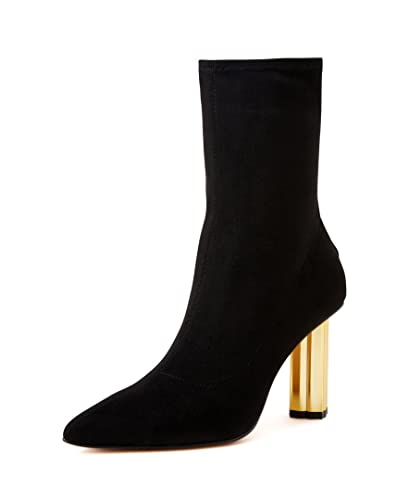 Katy Perry Women's The Dellilah High Bootie Fashion Boot, Black, 9