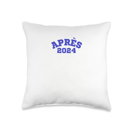 Teestar Après 2024 Throw Pillow, 16x16, Multicolor