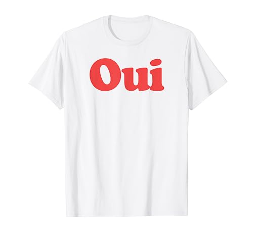 Oui, French retro fashion t shirt