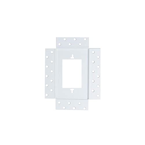 Aria Vent Inc. Aria Vent Drywall Receptacle Mount (1 Gang), Satin White