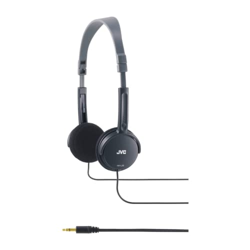 JVC HA-L50B Black Foldable Lightweight Stylish Headphones HAL50