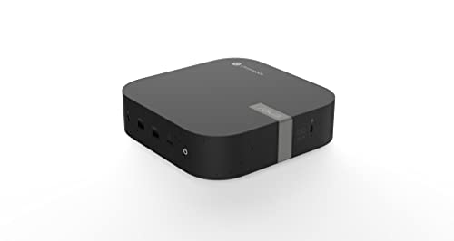 ASUS Chromebox 5 with Intel Celeron 7305 Processor, 4GB Memory, M.2 128G NVMe SSD, Dual HDMI, one DP, Gigabit LAN, WiFi 6E, Thunderbolt  4, Chrome OS, VESA Mount,BLACK
