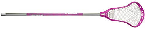 STX Lacrosse Crux 100 Complete Stick with Crux Mesh Pocket, Blush