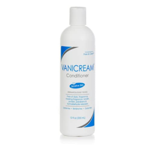 Vanicream Hair Conditioner -12 fl oz – Unscented, Gluten-Free Formula Leaves Sensitive Scalp Feeling Renewed