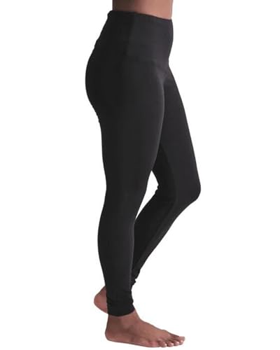 Pang Wangle Bug Repellent Feathersoft Leggings with Insect Shield Technology - Large Black