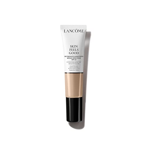 Lancôme Skin Feels Good Hydrating Tinted Moisturizer with SPF 23 - Oil-Free & Lightweight Foundation - Sheer Coverage with Healthy Glow Finish - 025W Soft Beige