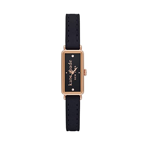Kate Spade New York Women's Rosedale Three-hand Blue Leather Watch (Model: KSW1791)
