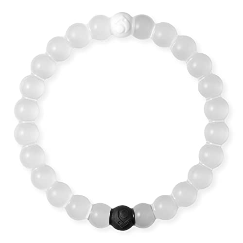 Lokai Beaded Bracelets for Women & Men, Classic Clear Style - Mental Health Awareness Bracelet Encourages Mental Wellness Slides-On for Comfortable Fit - Silicone Stretch Bead Bracelet Jewelry