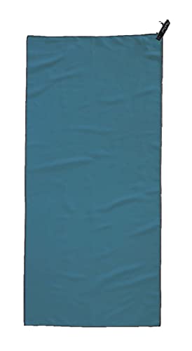 PackTowl Personal Quick Dry Microfiber Towel for Camping and Travel, Sky Blue, Beach - 36 x 59 Inch