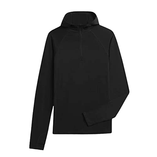 Ibex Women's Merino Indie Hoodie, Black, Small
