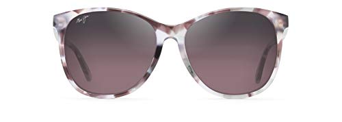 Maui Jim Women's Isola Polarized Fashion Sunglasses, Purple Havana/Maui Rose, Large