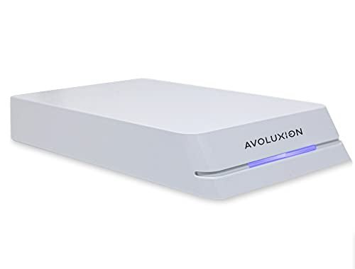 Avoluxion HDDGear Pro (White) 8TB 7200RPM USB 3.0 External Gaming Hard Drive (for PS5, Pre-formatted)