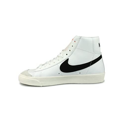 NIKE Women's Basketball Shoe, White/Black, 9
