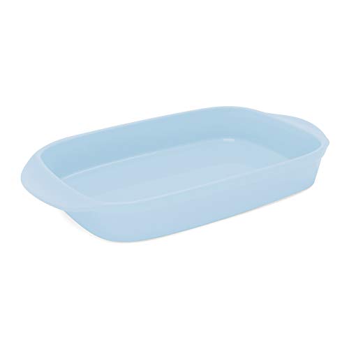 Chantal Classic 13' x 9' Ceramic Rectangular Baker, 3.25 quart, Glacier Blue