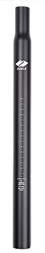 ZUKKA Bike Seat Post 27.2 x 350mm (1.07' x 13.8',with Safe Line Mark Aluminum Alloy SeatPost for Mountain Road Bicycle