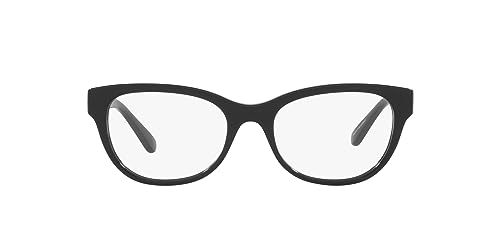 Coach HC6187 Prescription Eyewear Frames, Black/Demo Lens, 52 mm