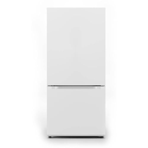Midea MRB19B7AWW 18.7 Cu. Ft. White Bottom Mount Refrigerator