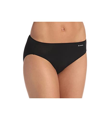 Jockey Women's Underwear No Panty Line Promise Tactel Bikini, Black, 6