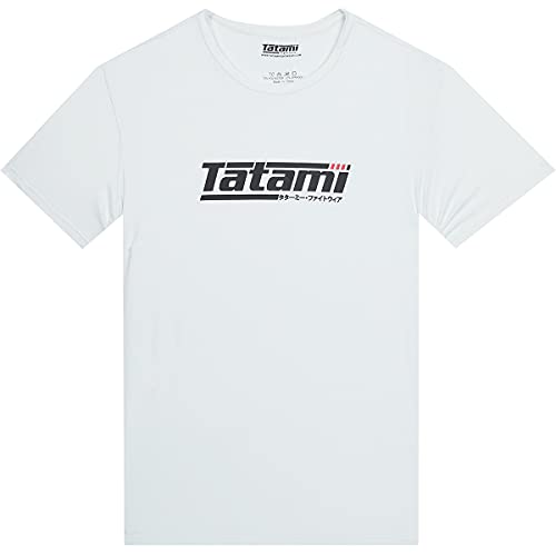 Tatami Fightwear Logo T-Shirt - Large - White/Black