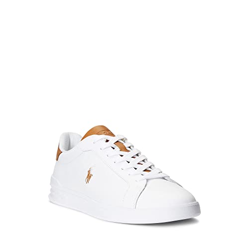 Polo Ralph Lauren Heritage Court II Leather Sneaker White/Tan