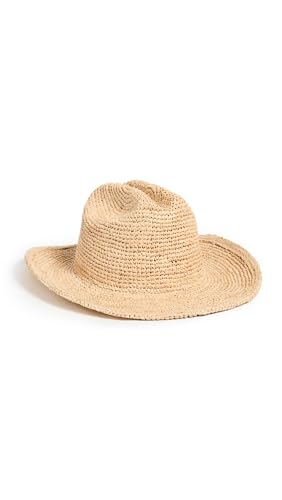 Lack of Color Women's Raffia Cowboy Hat, Natural, Tan, SM (55cm)