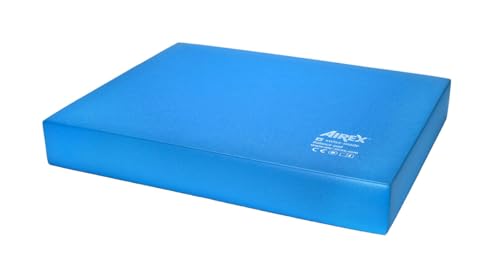 AIREX Home Gym Physical Therapy Workout Yoga Exercise Foam Non Slip Balance Pad with Waterproof and Tear Proof Design for Strength Training, Blue