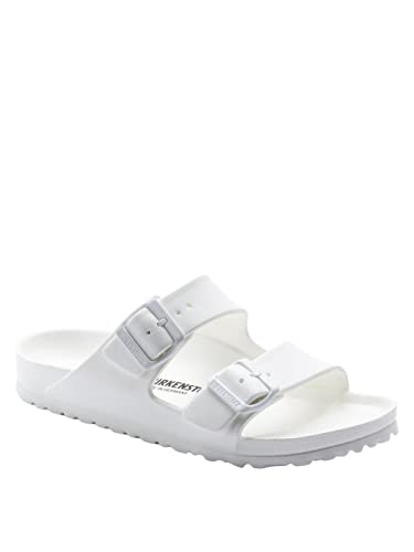 Birkenstock Unisex Arizona Essentials EVA White Sandals - 39 N EU / 8-8.5 2A(N) US