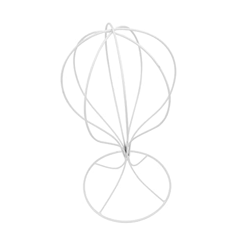 EXQUIMEUBLE 1Pc wrought iron hat rack black wig plastic bottle caps table hat stand wig stand holder for Clothing Store Hat Holder bucket Iron Hat Stretcher