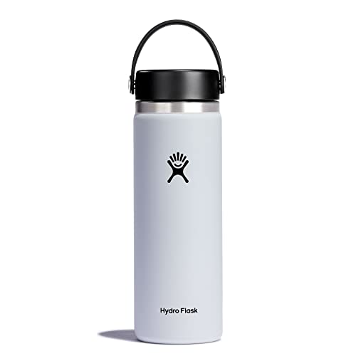 Hydro Flask Wide Flex Cap White 20 Oz