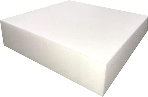 Foam 3' Height x 18' Width x 18' Length 44ILD (Firm) Upholstery Cushion Made in USA