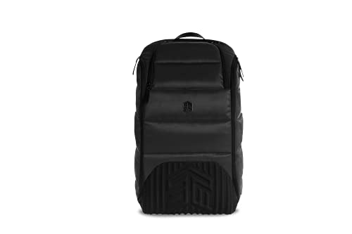 STM Dux 30L Premium Tech Backpack - Carry On Travel Laptop Backpack (Fits 17' Laptops) - Customizable Storage Shelves, Water Resistant & Luggage Passthrough - Black (stm-111-333Q-01)
