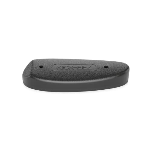 KICK-EEZ Grind to Fit Sorbothane Recoil Pad, Screw-On Backing for Shotgun or Rifle, Butt Stock Pads for Sporting Clay, Trap, All Purpose (2' x 5 5/8', Thickness 3/4', Black)