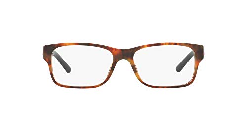 Polo Ralph Lauren Men's PH2117 Rectangular Prescription Eyewear Frames, Shiny Jerry Havana/Demo Lens, 54 mm