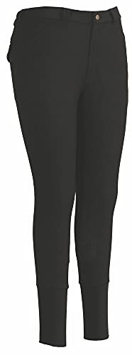 TuffRider Men's Ribb Patrol Breech, Black, 34