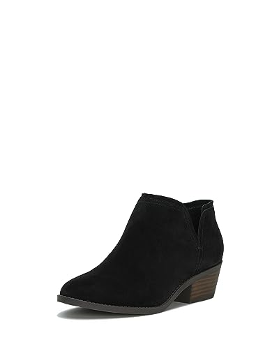Lucky Brand Women's Ferolia Bootie Ankle Boot, Black, 9.5
